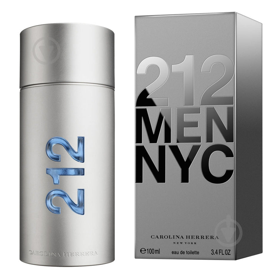 Carolina Herrera 212 Men Eau de Toilette Spray Size: 3.4 FL OZ / 100 ml