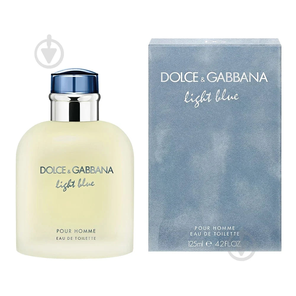 Dolce & Gabbana Light Blue Pour Homme Eau de Toilette Spray Size: 4.2 FL OZ / 125 ml