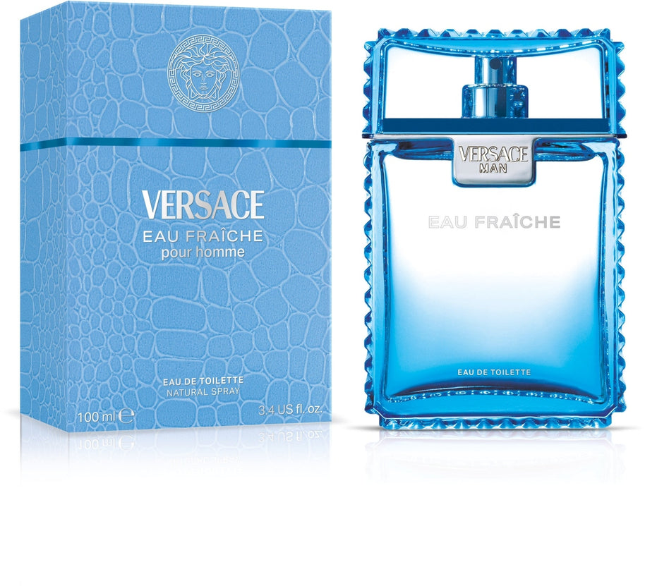 Versace Man Eau Fraîche Eau de Toilette Spray Size: 3.4 FL OZ / 100 ml
