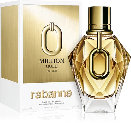Rabanne Million Gold For Her Eau de Parfum Spray 90 ml / 3.0 fl oz